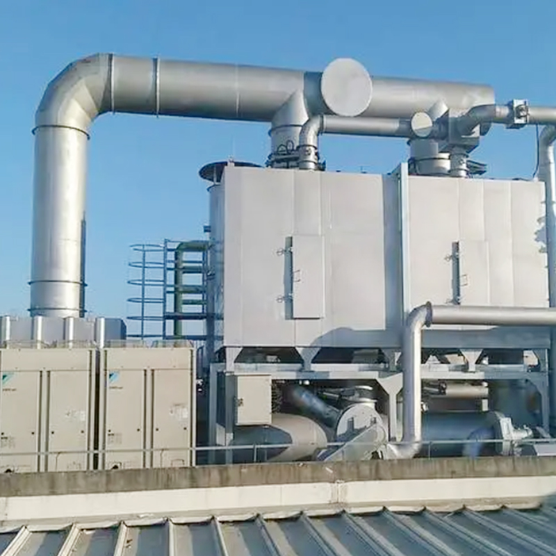 Waste gas treatment equipment