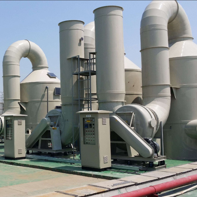 Waste gas treatment equipment