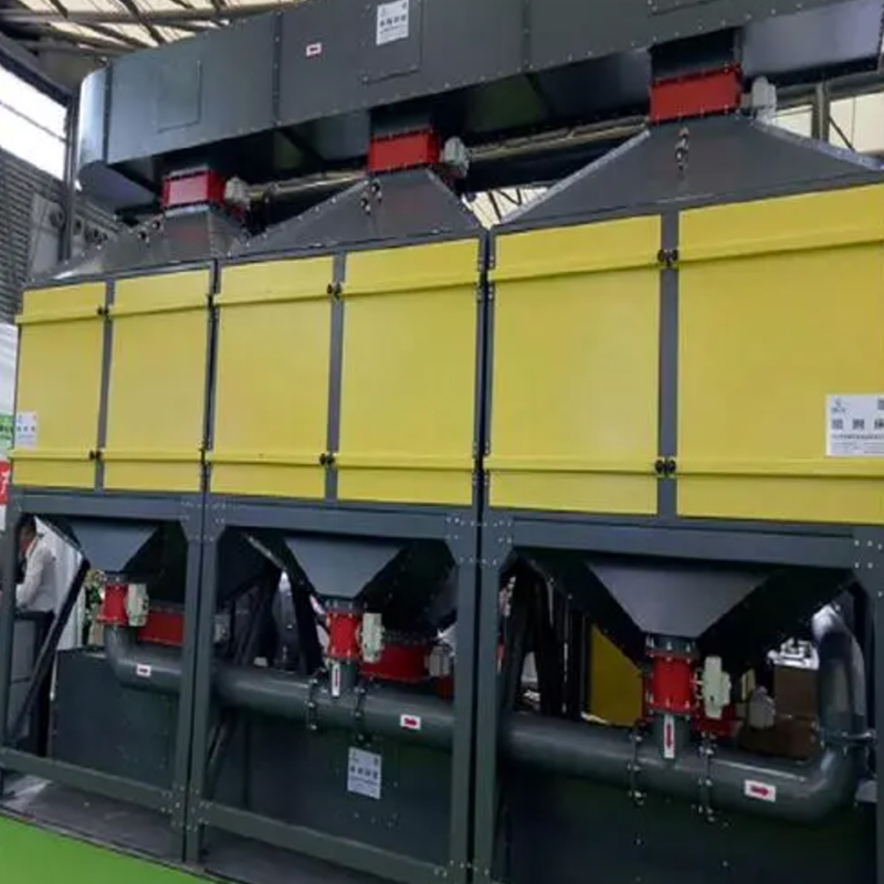 Waste gas treatment equipment