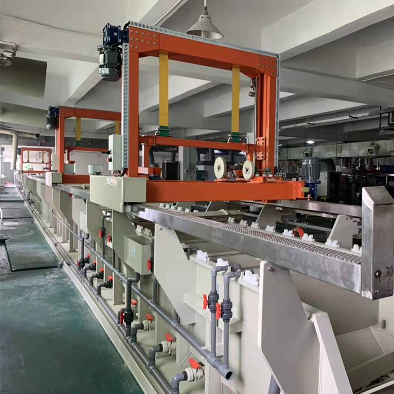 Fully automatic barrel plating production line